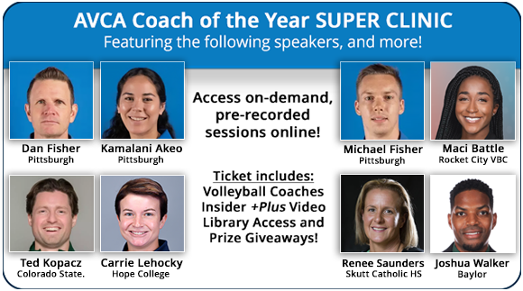 2025 AVCA Super Clinic Logo