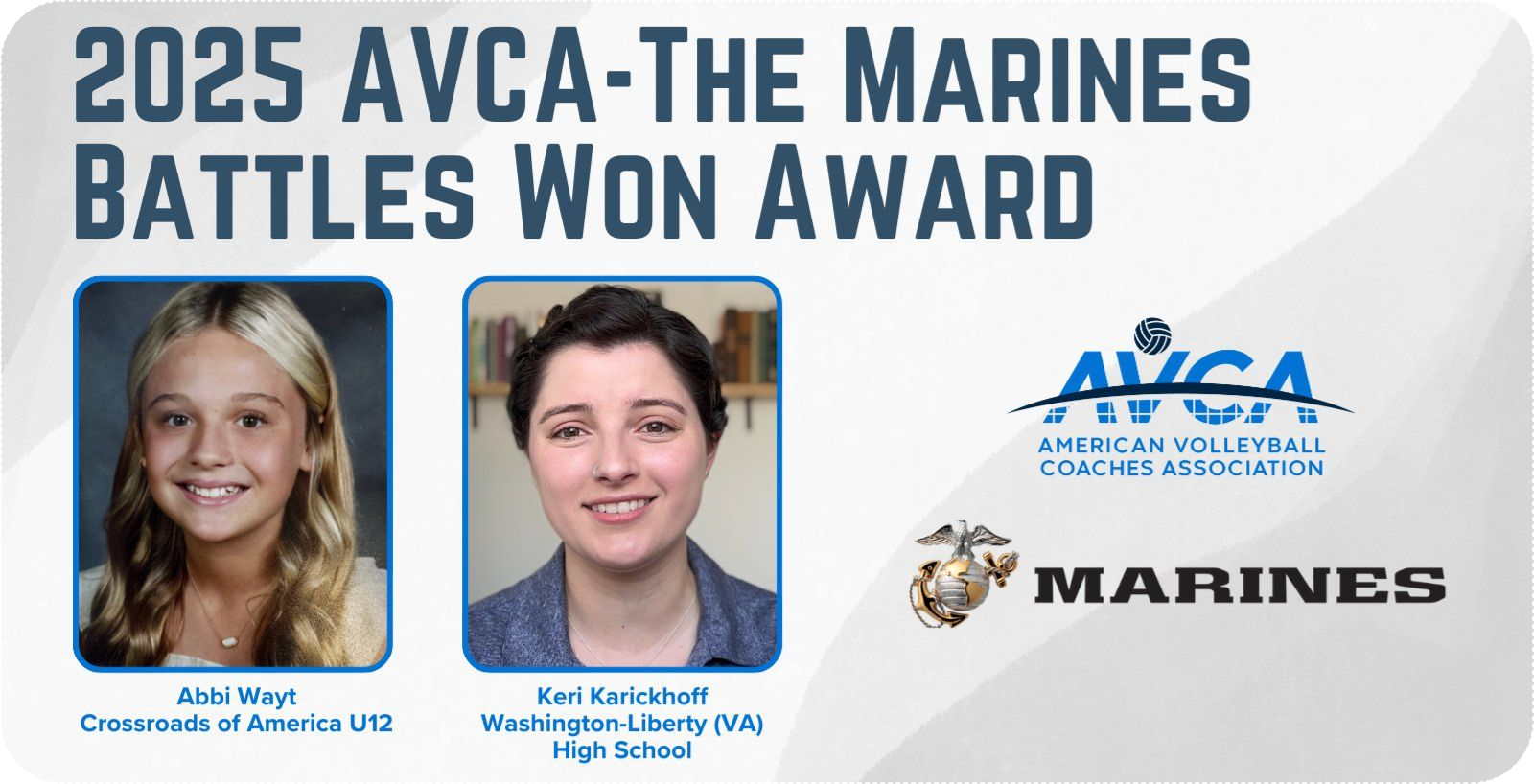 AVCA Battles Won Award