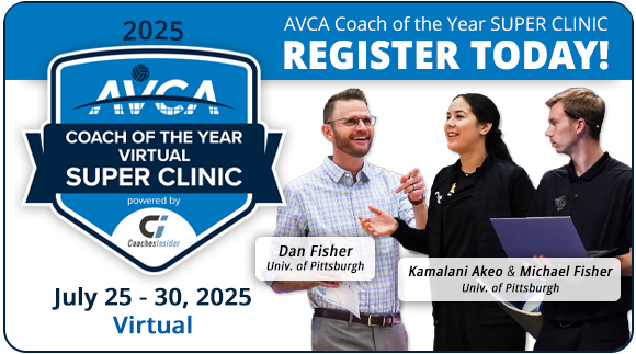2025 AVCA Super Clinic Logo