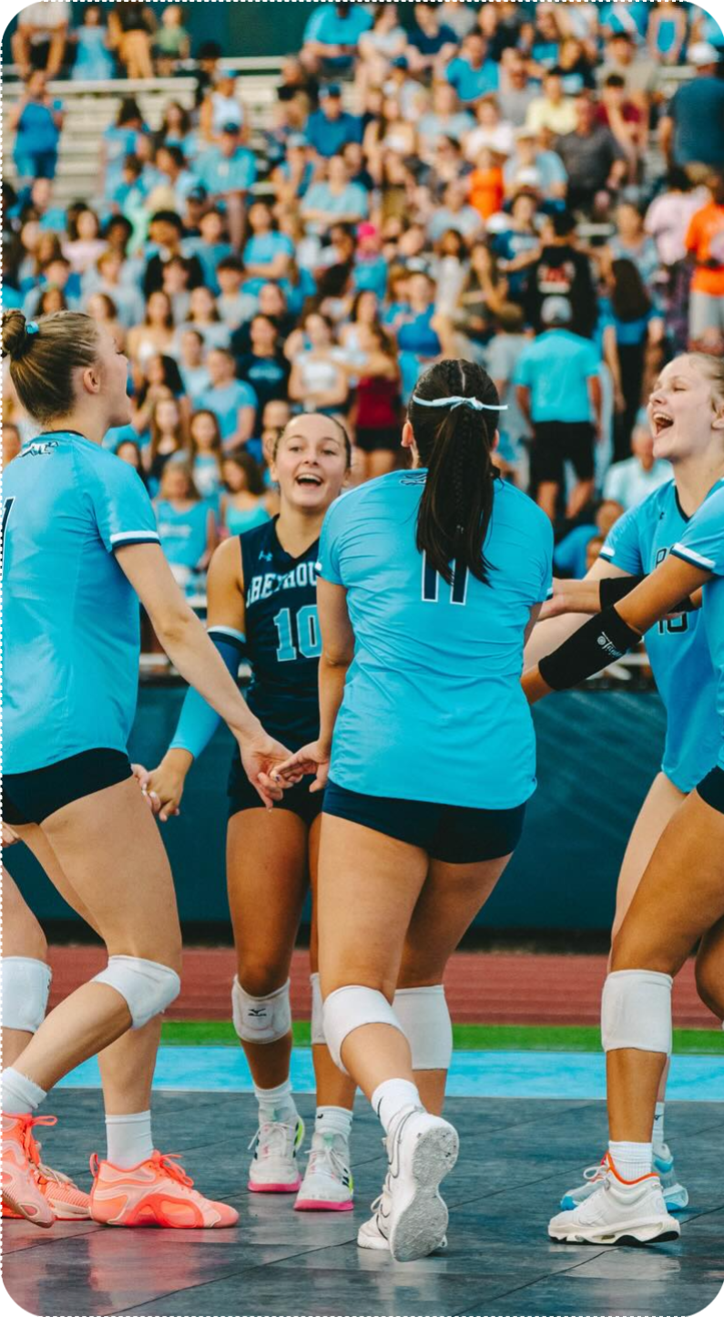 High School Volleyball Under the Stars