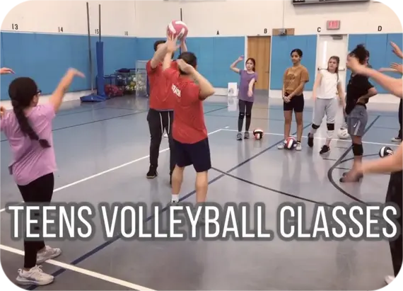 Teen Volleyball Classes