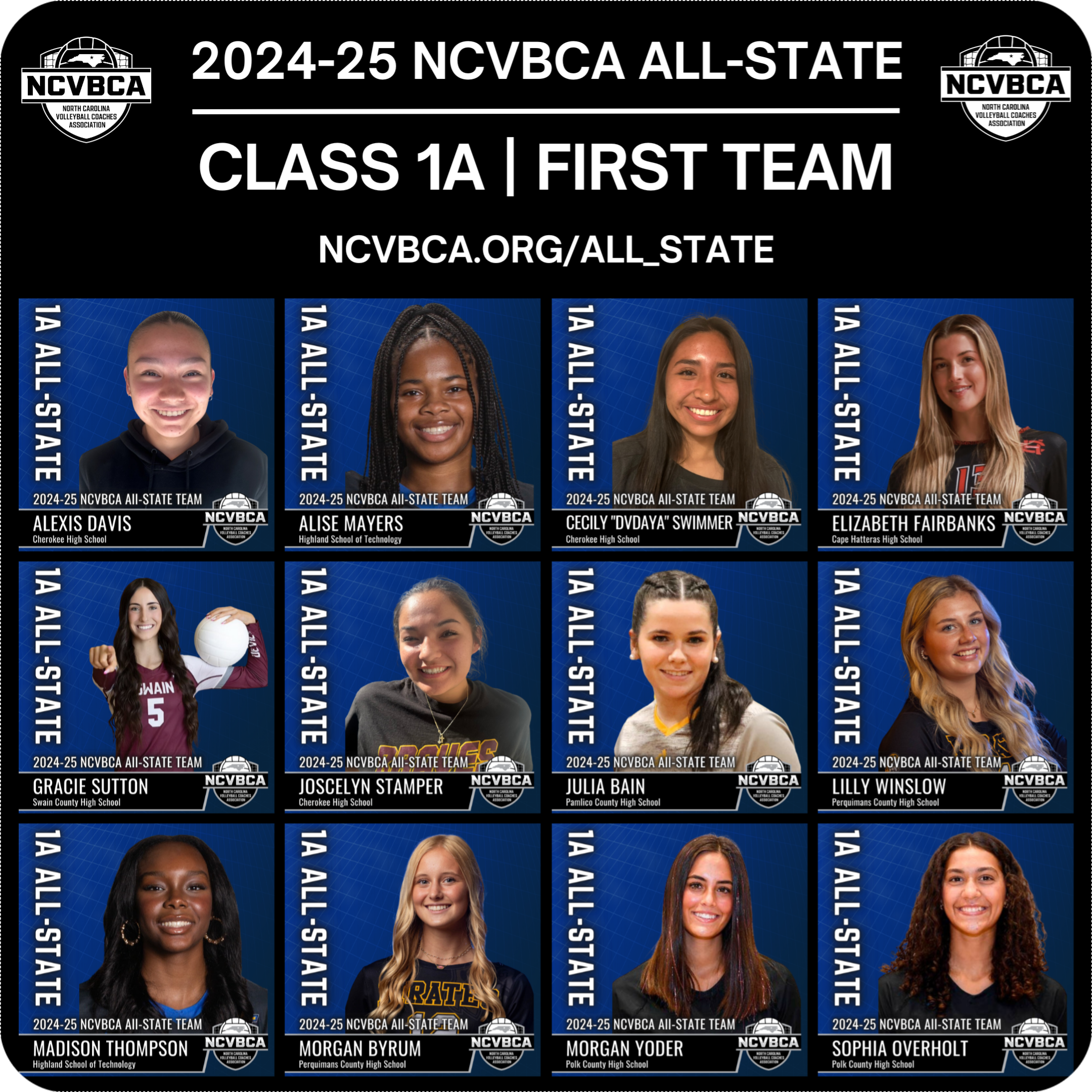 2024-25 NCVBCA Awards