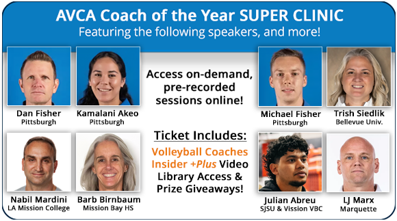 2025 AVCA Super Clinic Logo