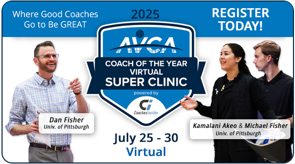2025 AVCA Super Clinic Logo