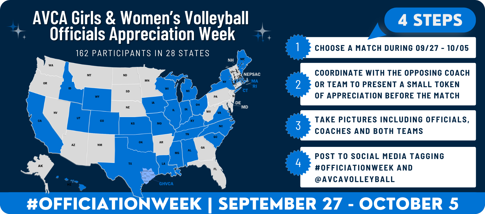 AVCA #OFFICIATIONWEEK